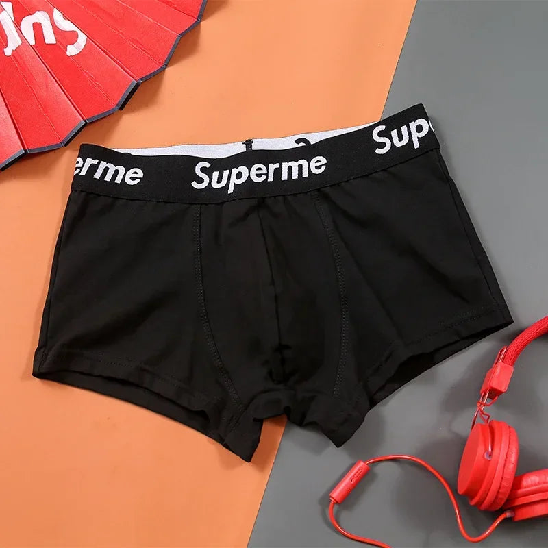 Men‘s Underwear Men High Stretch Shorts Cotton Boxer Shorts Male Gay Sexy Comfortable Soft Man Panties Plus SizeM-2XL