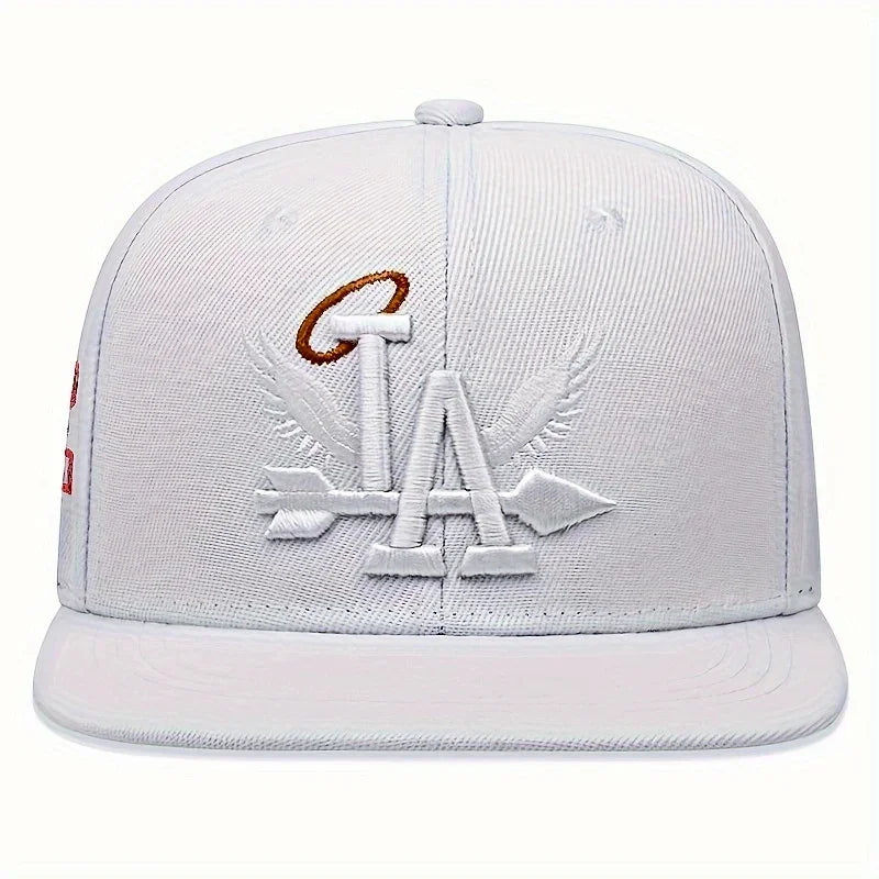 1/2/3/4PCS Fashion Unisex LA Embroidery Baseball Caps Los Angeles Snapback Hat Angel Wings Hip Hop Caps Outdoor Adjustable Hats