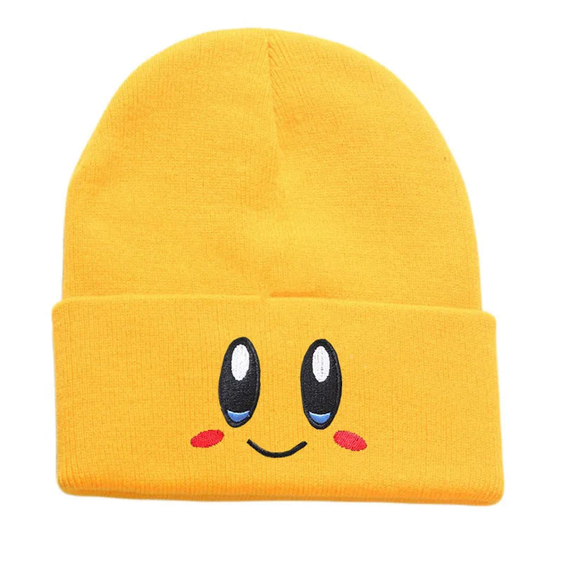 12 Colors Cartoon Embroidered Beanies Knitted Skullies Autumn Winter Warm Wool Hat Gengar Women Men Beanies