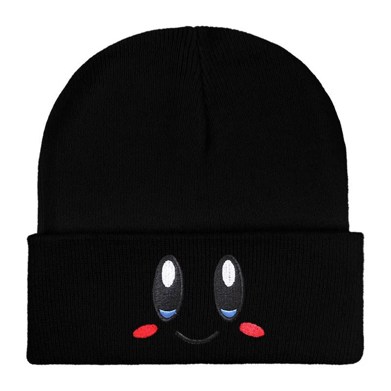 12 Colors Cartoon Embroidered Beanies Knitted Skullies Autumn Winter Warm Wool Hat Gengar Women Men Beanies